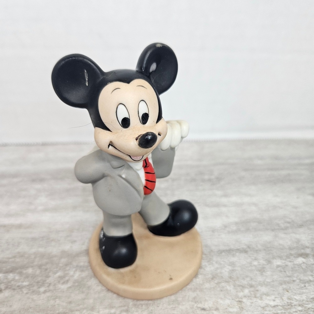 Vintage Disney Mickey Mouse Figurine‎ Business Suit Sri Lanka Office Decor
